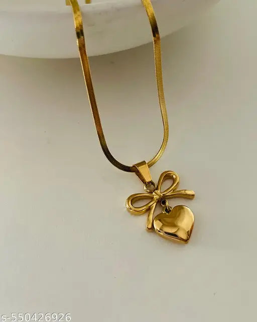 Amora Necklace Anti-tarnish, 18k Gold Plated