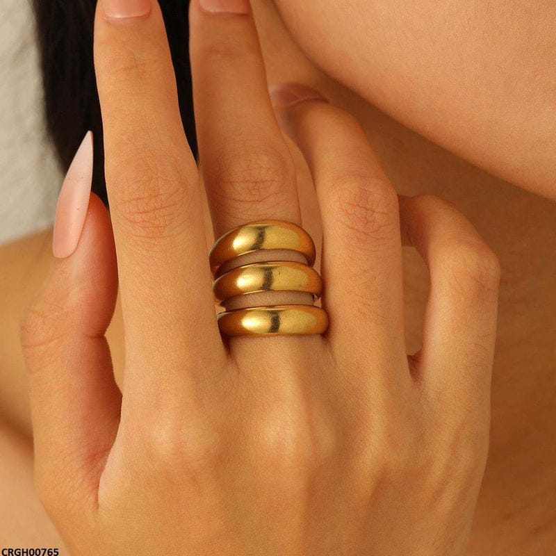 Chunky Thick Rounds Ring