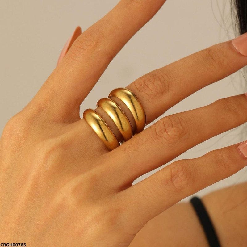 Chunky Thick Rounds Ring