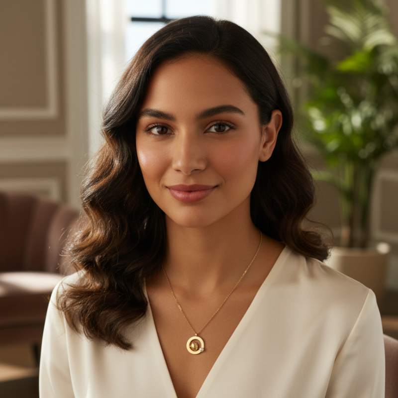 Gold Pearl Chain Pendants Anti Tarnish