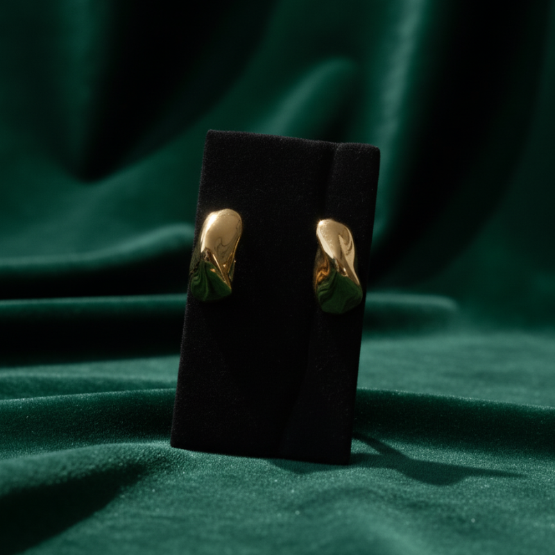 Modern Gold Plated Earring