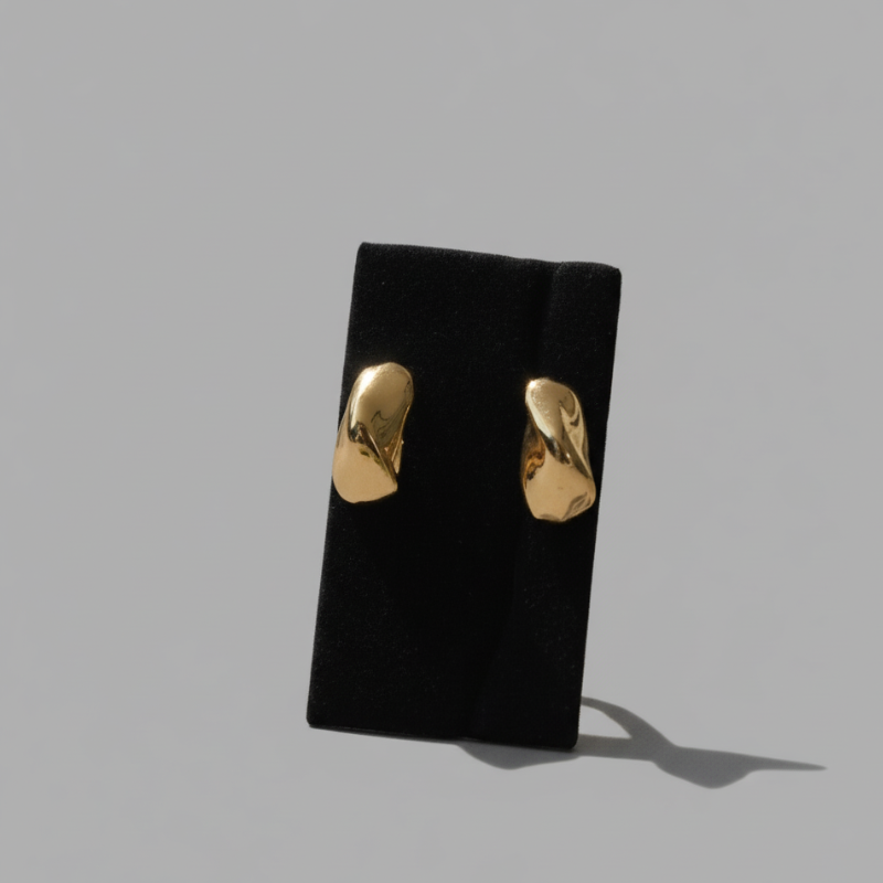 Modern Gold Plated Earring