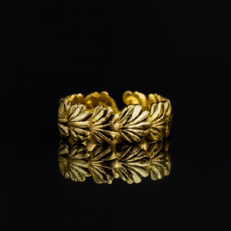 18k Gold Plated Ring Stainless Steel